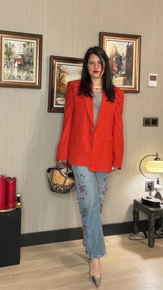 Taş İşlemeli Tasarım Marka Jean