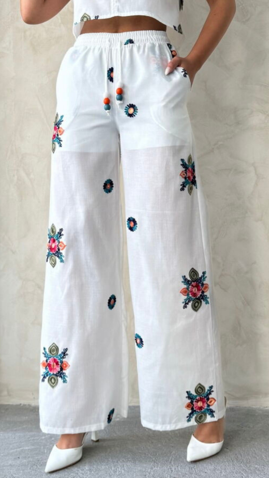 Nakışlı Pantolon