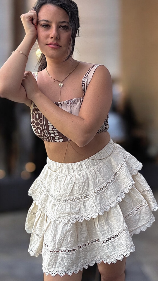 Fisto Şortlu Mini Etek