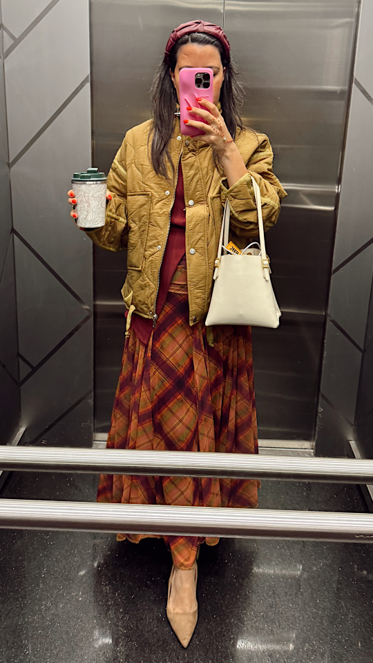 Yağ Yeşili Kapitone Mont